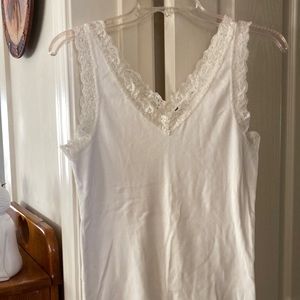 Tag removed size medium, off white tank